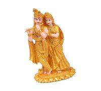 India Radha Krishna statuetta statua artigianale fatta a mano per tavolo da