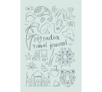 India Travel Journal: Small Blue Cover