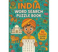 India Word Search: 50 Word Searches with 2000 Words Featuring Indian Culture, Festivals, and Landmarks | Fun Puzzles for People of All Ages | 8.5 x 11 inches, 101 pages