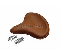 Indian Chief Scout Militare Civile Leather Tan Sella Custom Chopper Bobber