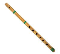 Indian Collectible - Flauto da scuola in bambù indiano Bansuri Fipple, flauto per bambini
