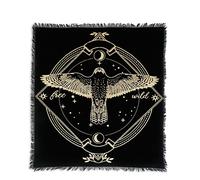 INDIAN CONSIGNERS Gufo Aquila Bestia Volante Tovaglia d'altare Stregoneria Stregoneria Tovaglia Alter Sacra Copritavolo Spirituale Sillabare Strega Diffusione dei Tarocchi18"
