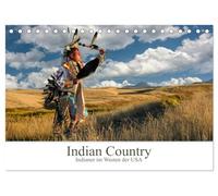 Indian Country - Indianer im Westen der USA (Tischkalender 2026 DIN A5 quer), CALVENDO Monatskalender: Indianer Portraits fotografiert in Natur-Landschaften des Amerikanischen Westens.