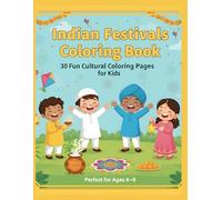 Indian Festivals Coloring Book: Fun Cultural Coloring Pages for Kids