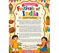 Indian Festivals colouring book