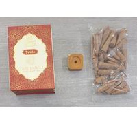 Indian Mysore Sandal PATCHOULI Fragrance Premium Incense Dhoop 35 Coni 110 Gr...
