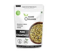 Indian Natural Grocery Nam Organics - Chamomile Herbal Tea Loose Leaf - 50 Gm Pouch - High Grade Flowers - 100% Raw From Organic Farms