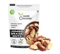 Indian Natural Grocery Nam Organics - Handpicked Brazil Nuts - 500 Gm - Selenium Rich Dry Fruit Sourced From Organic Brazil Nuts Producers