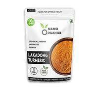 Indian Natural Grocery Nam Organics - Lakadong Turmeric Powder From Organic Farms in Meghalaya - 250 Gm - High Curcumin (8-10%) - Words Best Haldi (Curcuma longa)