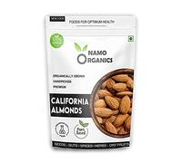 Indian Natural Grocery Nam Organics - Organic Californian Almonds - 1 Kg - Premium Badam Giri Dry Fruits