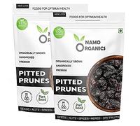Indian Natural Grocery Nam Organics - Pitted Dried Prunes Without added Sugar - 1 Kg Pouch - Unsweetened Dry Fruits ( No Preservatives & Additives ) (Pitted Prunes, 1 Kg)