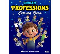 Indian professions coloring book: Creative Coloring Characters for Kids