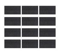 INDIAN STORE 24 12 piece realizzato con 3 M SJ3550CF Dual Lock Nastro Nero Autoadesivo Extra Forte Flessibile Blocco Pressione Adesivo Pad Impermeabile (25,4 mm x 50mm)