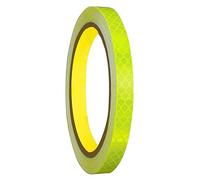 INDIAN STORE 24 realizzato con 3 M Diamond Grade 4083 Adesivi riflettenti avvertenza Pellicola riflettente di avvertenza di sicurezza impermeabile Auto Moto Casco Bicicletta (Yellow 10mmX5meter)
