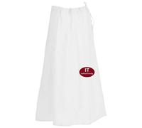 Indian Trendy Sari Petticoat Cotone Cucito Regolabile Vita Saree Sottogonna Fodera Gonna - Bianco - Taglia Unica/Vita 26/42" x 38:L