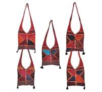Indian Vintage Indian Cotton Handbag Shoulder Bags Women's Designer Traditional Bag LOT of 5 Pcs.