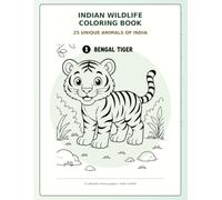 Indian Wildlife Coloring Book: 20 Unique Animals of India