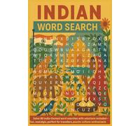 Indian Word Search: Solve 80 India themed word searches with solutions included - fun, nostalgic, perfect for travellers, puzzle culture enthusiasts