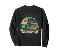 Indiana Adventure Trail Shirt Zoo Wildlife Park Tramonto Felpa