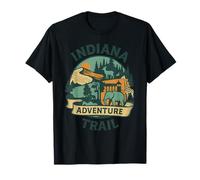 Indiana Adventure Trail Shirt Zoo Wildlife Park Tramonto Maglietta
