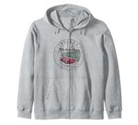 Indiana Boho State 1816 - Maglia da corsa con auto da corsa Cornfield Drive Felpa con Cappuccio