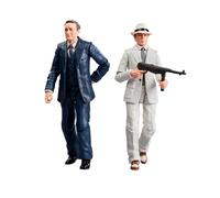 Indiana Jones Adventure Series: Indiana Jones e i predatori dell'arca perduta - Set di action figure da 6 pollici di Marcus Brody e Ren Belloq (A