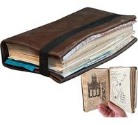 Indiana Jones Grail Diario, replica classica di oggetti di scena del film, diario vintage, libro creativo da collezione, miglior regalo, i predoni dell'arca perduta, per i fan del cinema Indiana