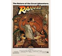 "Indiana Jones Raiders of the Lost Ark" Harrison Ford film poster/stampa/immagine formato A4, 260 g/m², carta fotografica satinata