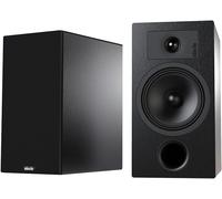 INDIANA LINE TESI 3 BLACK COPPIA DIFFUSORI DA SCAFFALE CON BASS REFLEX ANT. NERO