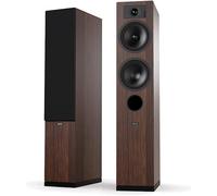 INDIANA LINE TESI 5 WOOD COPPIA DIFFUSORI DA PAVIMENTO BASS REFLEX FRONT. LEGNO