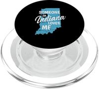 Indiana Qualcuno in Indiana mi ama USA America PopSockets PopGrip per MagSafe