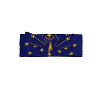 Indiana State FlagBow fascia per capelli fantasia fiocco accessorio per capelli, adatto per neonati, neonati e uso quotidiano