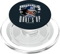 Indianapolis 317 Codice area Black Queen Vibes PopSockets PopGrip per MagSafe