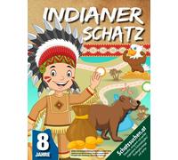 Indianer Schnitzeljagd Schatzsuche Kindergeburtstag ab 8 Jahren: Taucht ein in die Welt der Indianer und erlebt ein spannendes Partyspiel voller Geheimnisse, Rätsel & Überraschungen.