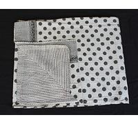 Indianhandicraft India Desert letto copertina Rajasthan Ajrakh kantha tradizionale cotone letto risparmiato Queen coperte trapunta copriletto 036