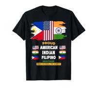 Indiano americano Filippino Radici Idea Per Donne & Heritage Maglietta