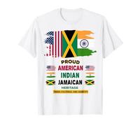 Indiano americano giamaicano radici idea per donne & Heritage Maglietta