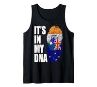 Indiano E Australiano Mix Dna Flag Heritage Canotta