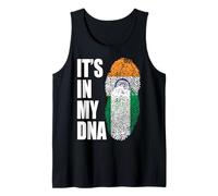 Indiano E Nigeriano Mix Dna Flag Heritage Canotta
