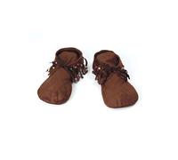 Indiano Hippie Copriscarpe Marrone Nappa Costume Hippy Accessorio 60s 70s