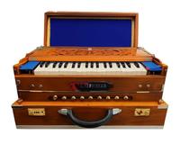 Indiano Originale Professionale 9 Stopper Harmonium Portatile Con Borsa Scaletta