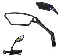Indicatespoint Bike Mirrors, Electric Bike Mirrors, 360 Degree Adjustable & Retractable, for Mountain Bikes, E-Bikes (Left)