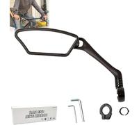 Indicatespoint electric bike mirrors 2 Pack, New Bicycle mirror handlebar mount, 360° Rotatable, Easy to install (Left)