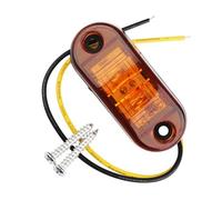 Indicatore 1 Pz 9V-30V LED Luci Posizione Laterali Luce Avvertimento Rosso Arancione Bianco Luci Esterne Rimorchio Camion Camion Roulotte Spazio Laterale Indicatore Di Direzione(Orange)