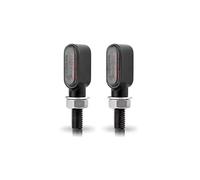 Indicatore 2 Indicatori Di Direzione Universali Per Moto Indicatori Di Direzione Lampeggianti Lampada Ambra Accessori Di Aggiornamento Parti Di Ricambio Per Luci Per Moto(Short2pcs)