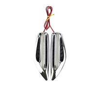 Indicatore 2 Pezzi DC12V Accessori Per Auto Parafango Luci Laterali A Forma Di Lama Luci Laterali A LED Per Auto Luci Di Segnalazione Indicatore Di Direzione(White)