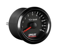 Indicatore 2'' retroilluminato Pressione olio Black Analogue