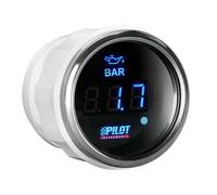 Indicatore 2'' retroilluminato Pressione Olio Black Digital