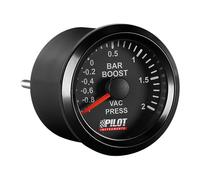 Indicatore 2'' retroilluminato Pressione turbo Black Analogue