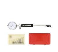 Indicatore a quadrante, Dial Bore Gauge Diametro interno Gauge Asta di misurazione Micrometro Gauge Strumento di misurazione Hole Bore Dial Indicator Set 15-35-50-160mm(18-35mm Red Dial)